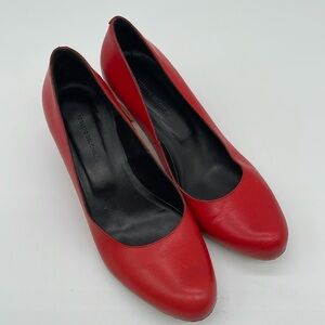 Roberto Del Carlo Red Leather Pumps 5.5